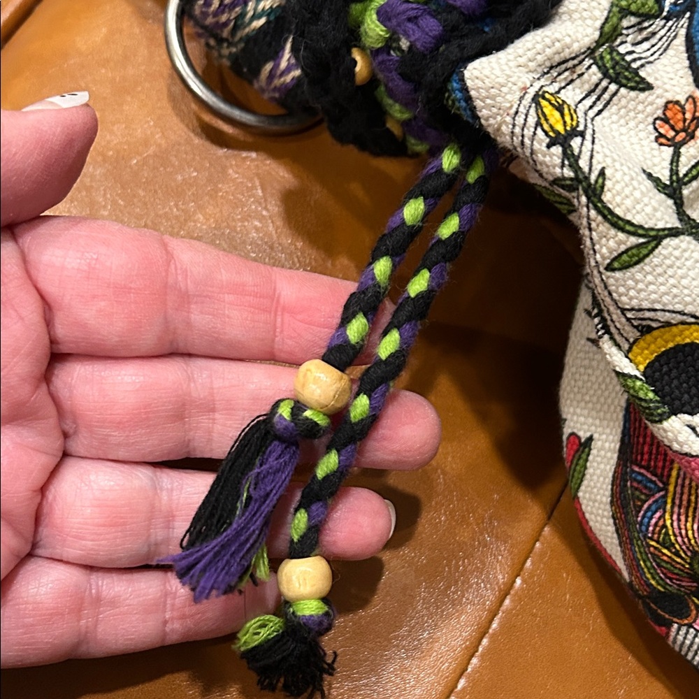 Sakroots Colorful Bird Print Crossbody Bag - Picture 6 of 11